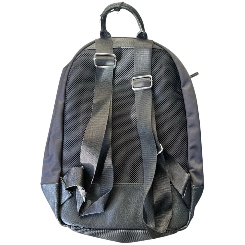 Calvin‎ Klein Nylon Backpack W Pebble PU Trim Black